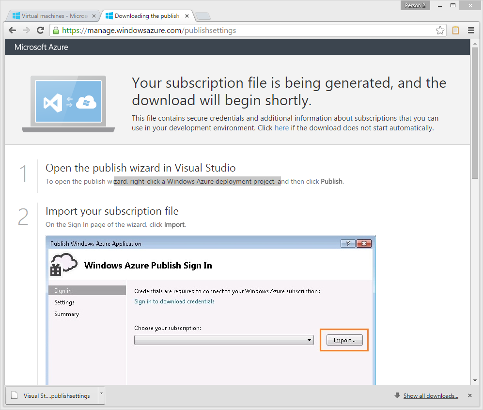 Your subscription file is being generated, and the download will begin shortly Web Page